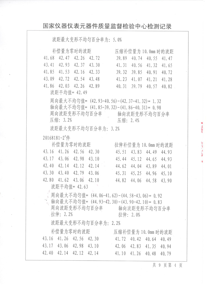 《波纹补偿器》型式实验报告 淞江集团压力管道生产许可