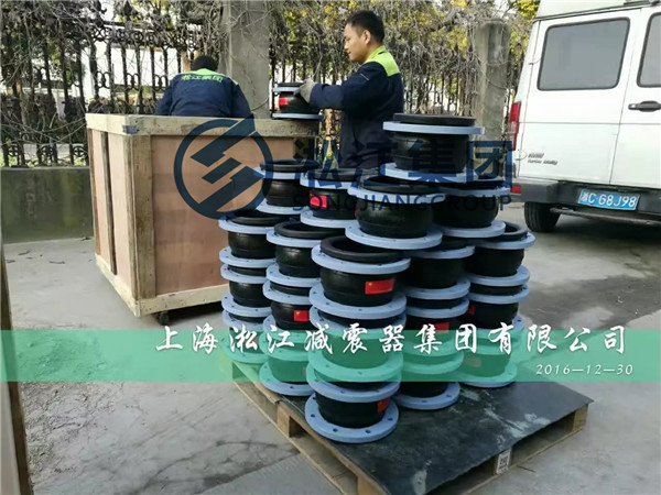 为越南客户出口*批定做6公斤压力橡胶软接头