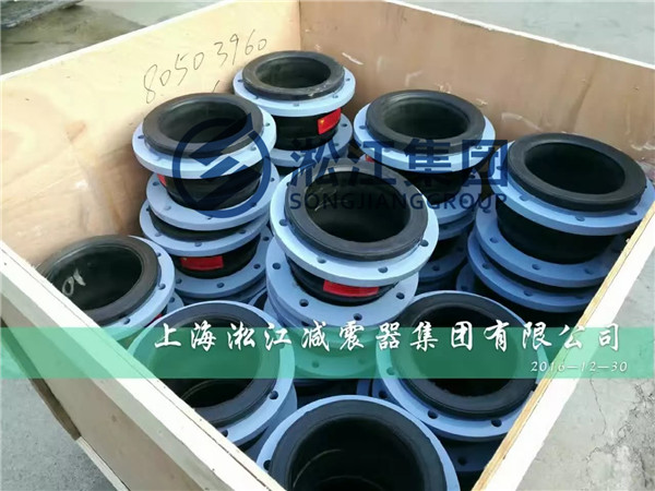 为越南客户出口*批定做6公斤压力橡胶软接头