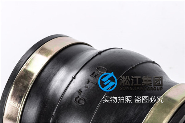 上海卡箍橡胶接头DN125/DN150沙粒介质垂直安装