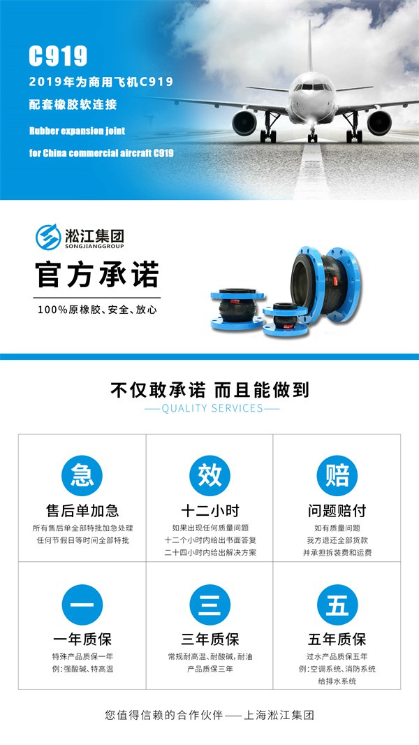 杭州加强型双球橡胶接头 方便快捷